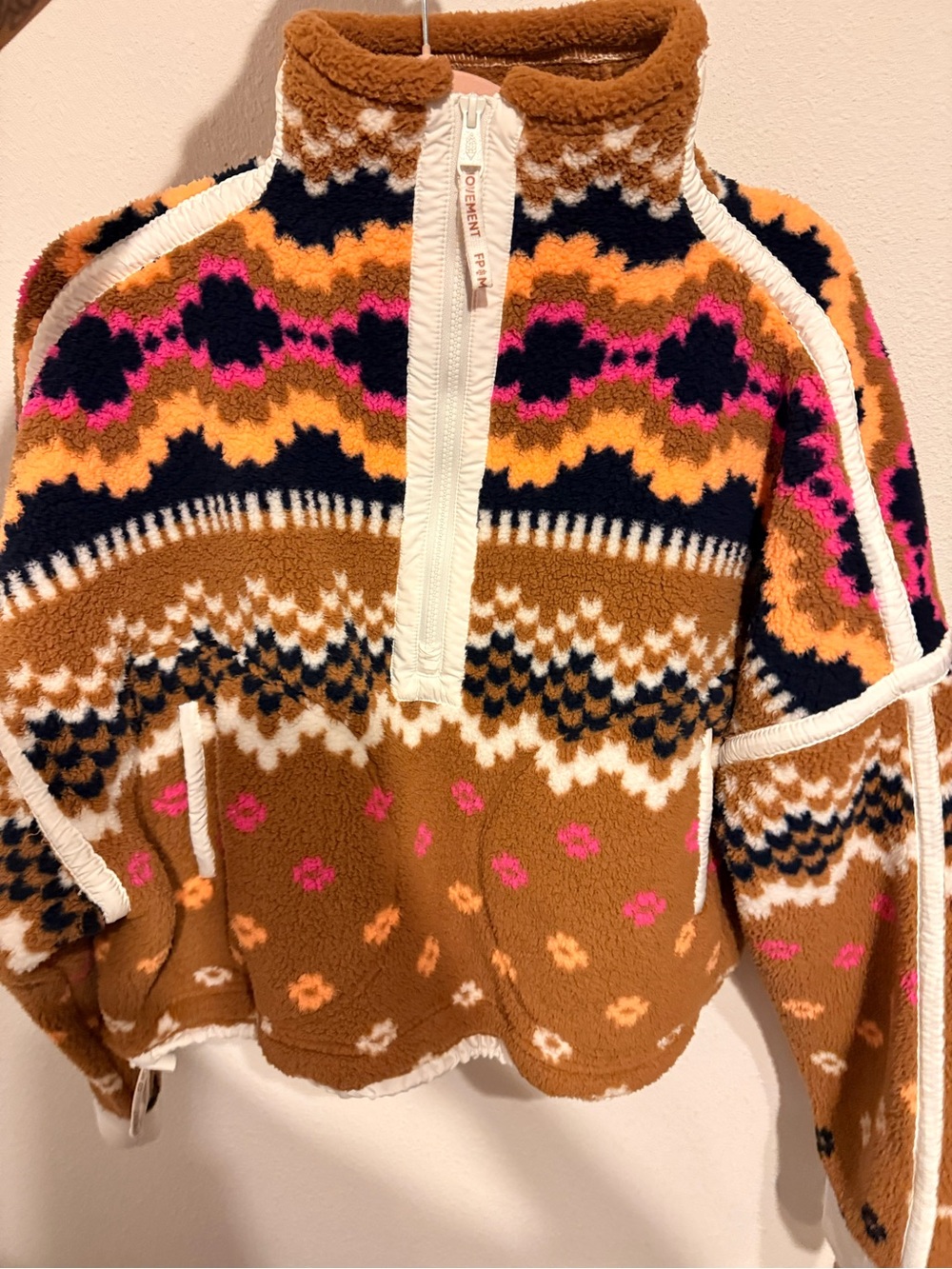 Free People Mountain High Printed Half-Zip - Picture 2 of 6